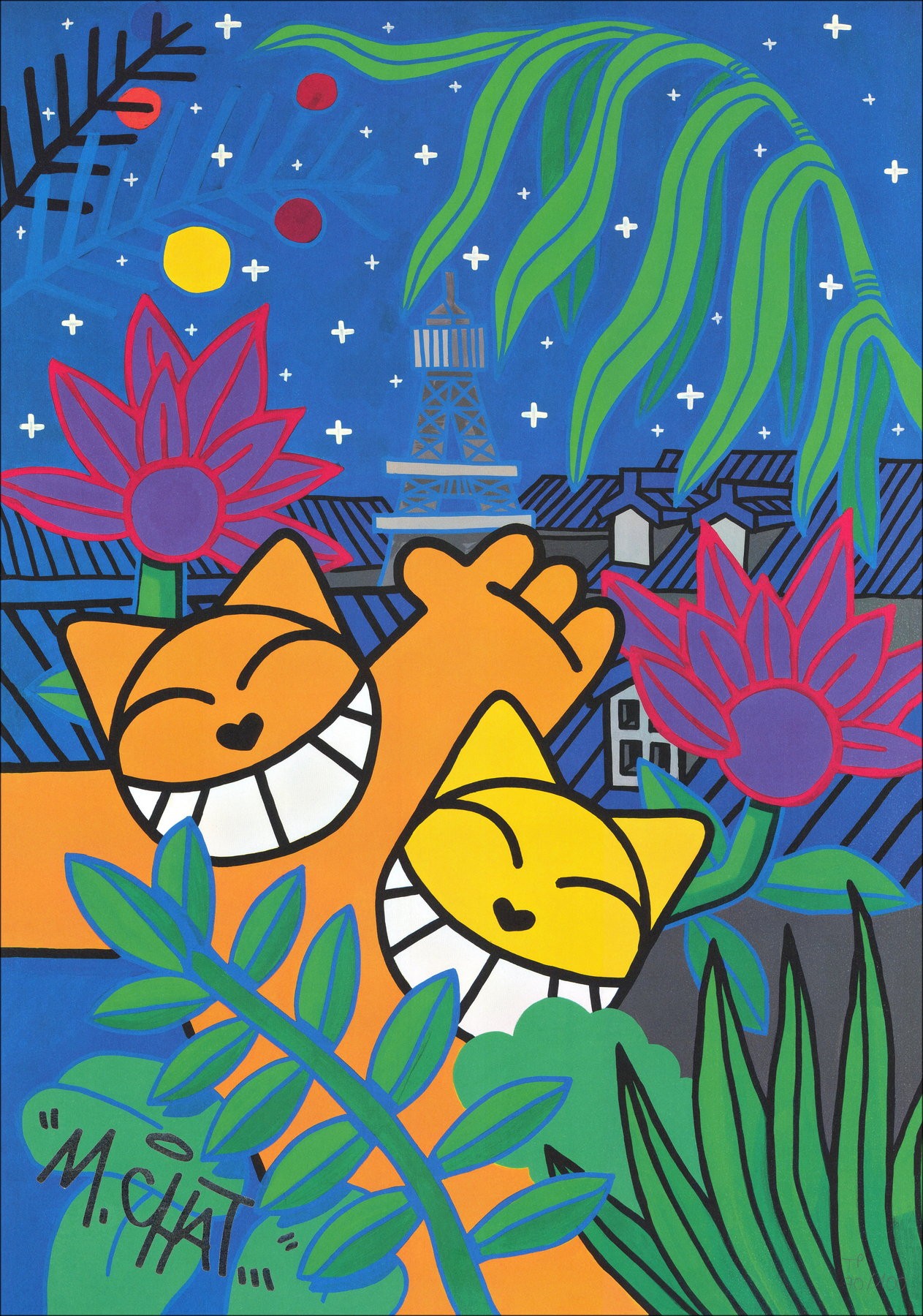 ➤ Rousseau di notte M.Chat Programma schermo originale 2021