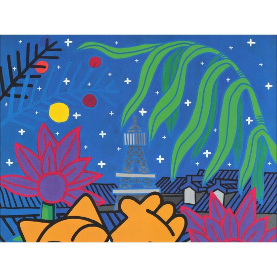 ➤ Rousseau di notte M.Chat Programma schermo originale 2021