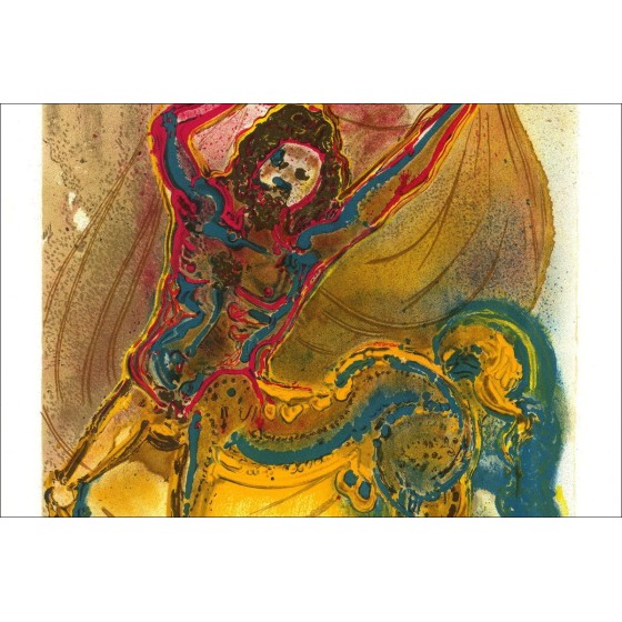Salvador Dalí – Cavalli Daliniani, Centauro di Creta, Litografia