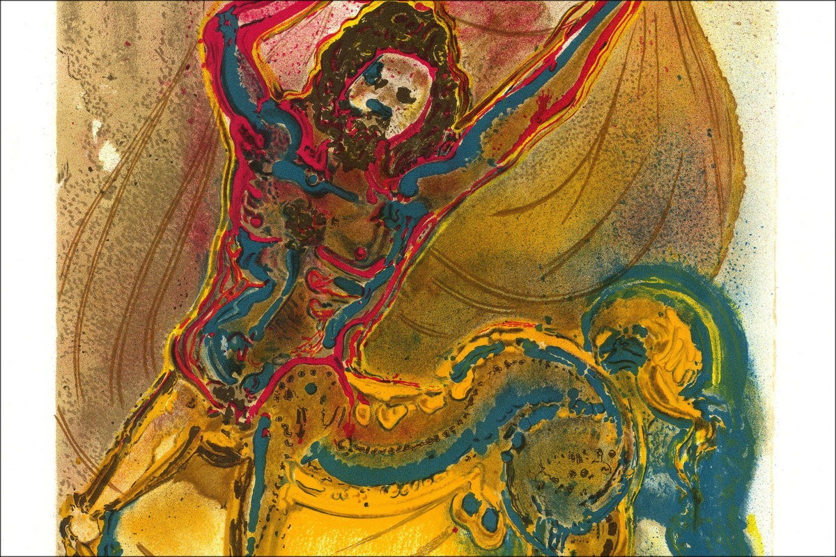 Salvador Dalí – Cavalli Daliniani, Centauro di Creta, Litografia