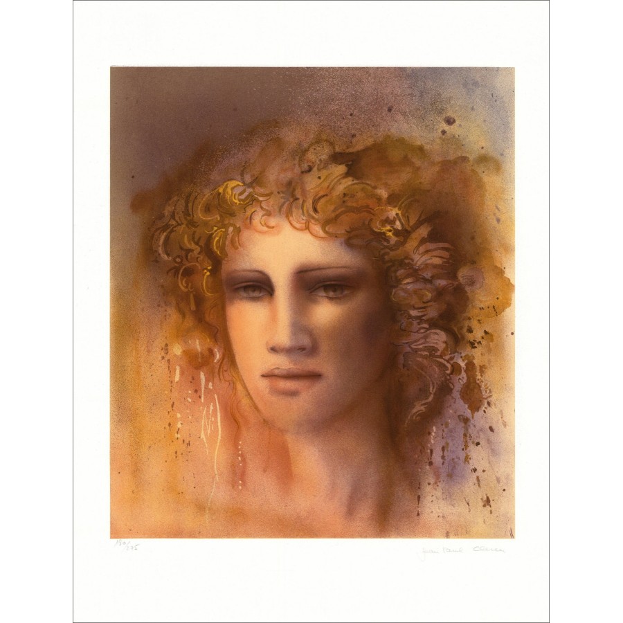 Jean Paul Cleren – Portrait, lithographie signée