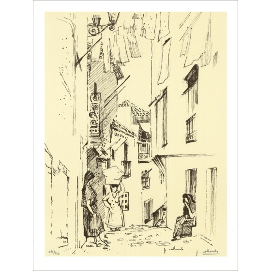 Paul Commomb - Portugal (1971), Lithographie