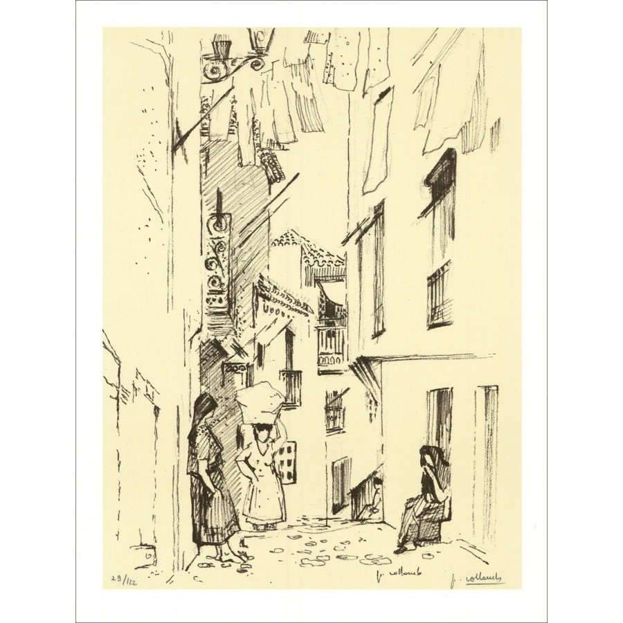 Paul Collomb – Le Portugal (1971), lithographie