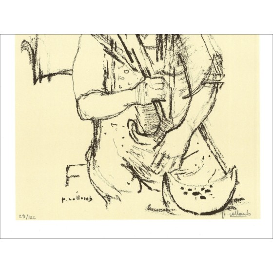 Paul Collomb - La Portoghese (1971), Litografia