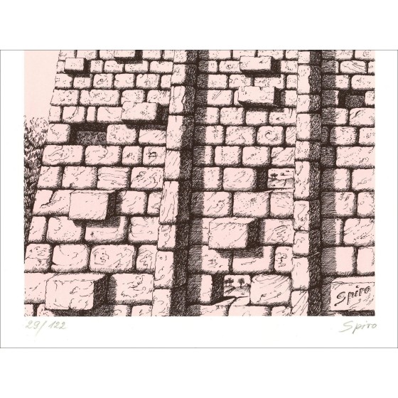 Georges Spiro – Le Mur (1971), lithography