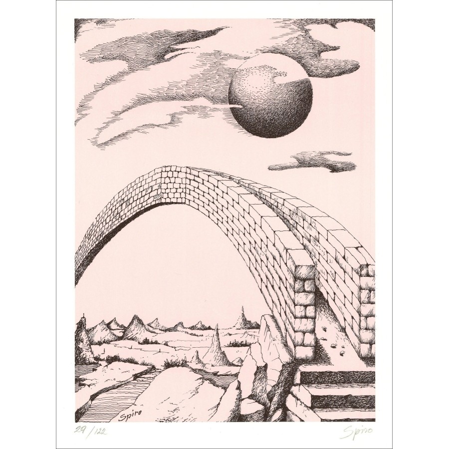 Georges Spiro - die Brücke (1971), Lithographie