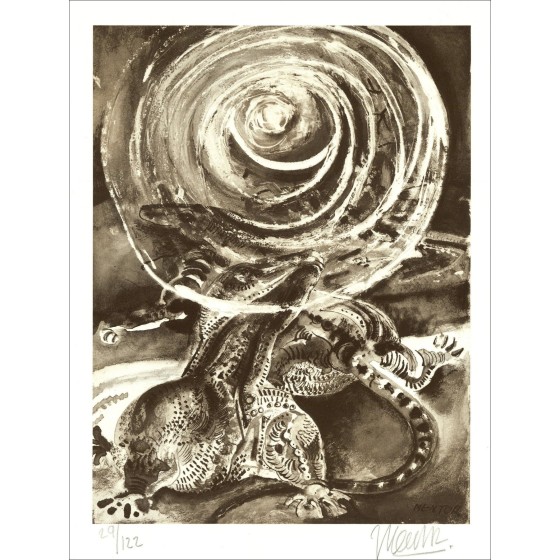 Blasco Mentor - Zon op Europa (1971), Litho