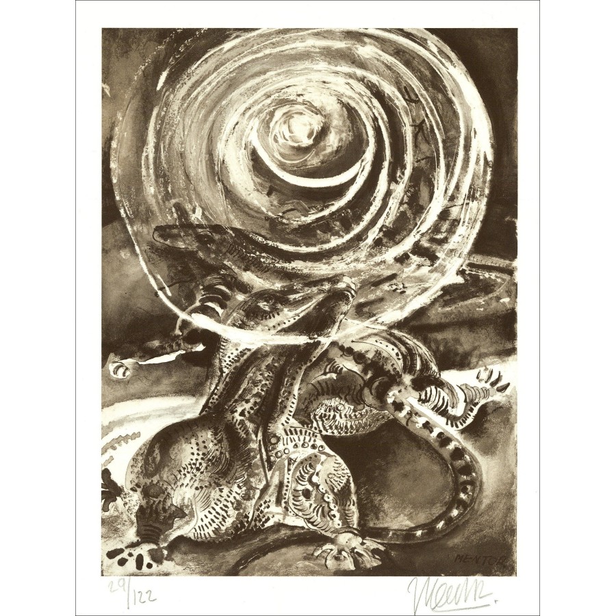 Blasco Mentor - Zon op Europa (1971), Litho