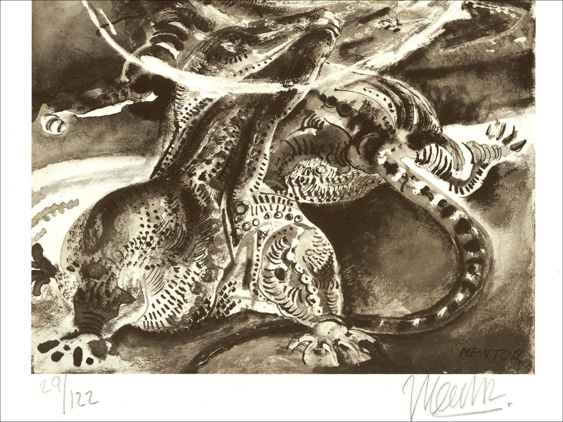 Blasco Mentor – Sun on Europe (1971), lithography