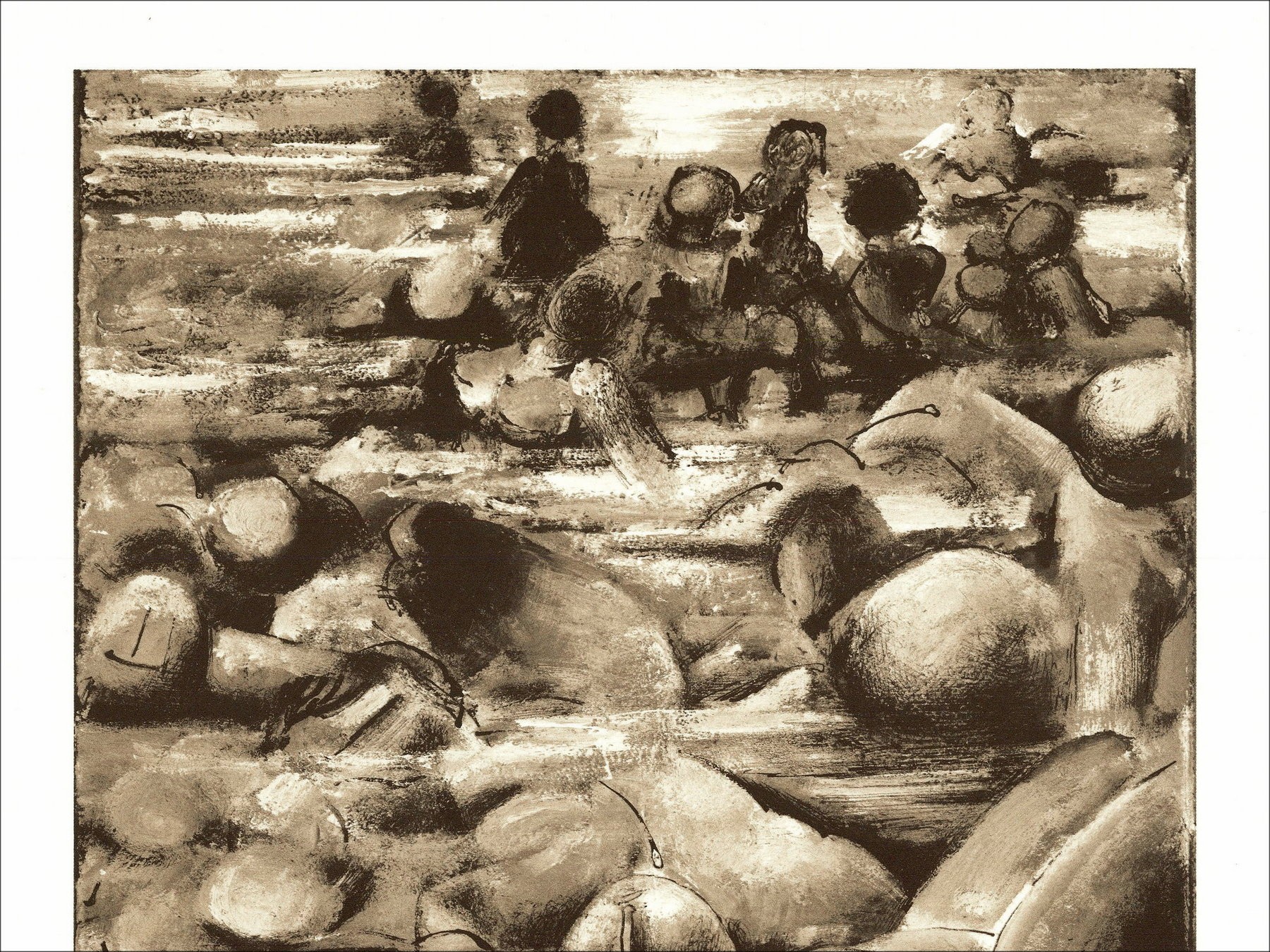 Blasco Mentor - der Strand (1971), Lithographie