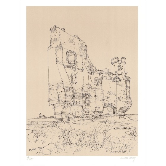 Michel Ciry - Caudilla (1970), Litho