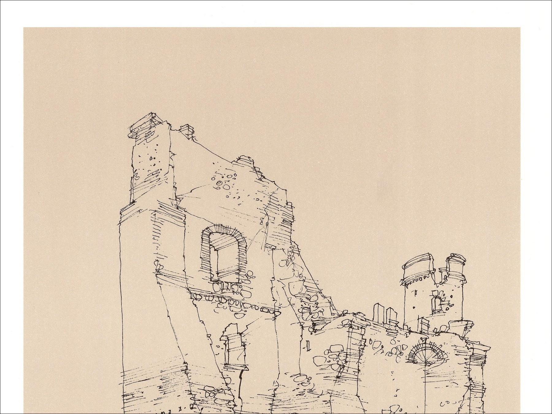 Michel Ciry – Caudilla (1970), litografía
