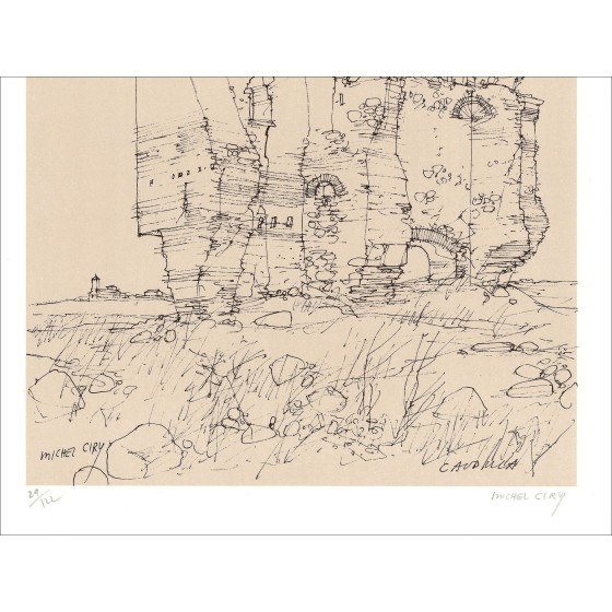 Michel Ciry - Caudilla (1970), Lithographie