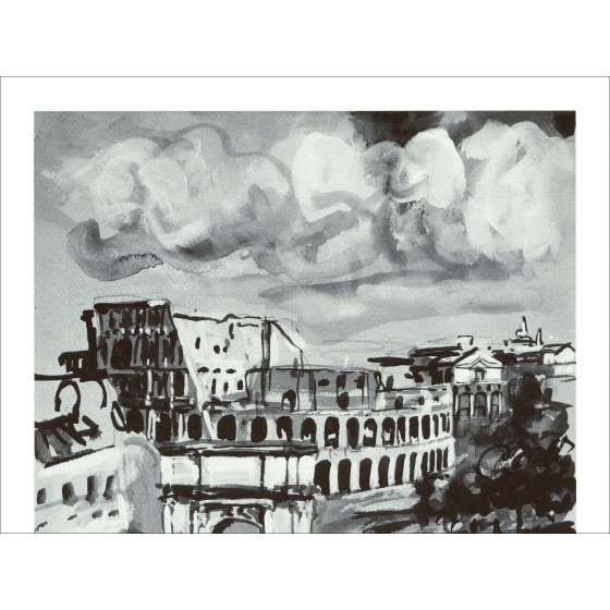 Walter Spitzer – Rome (1971), lithography