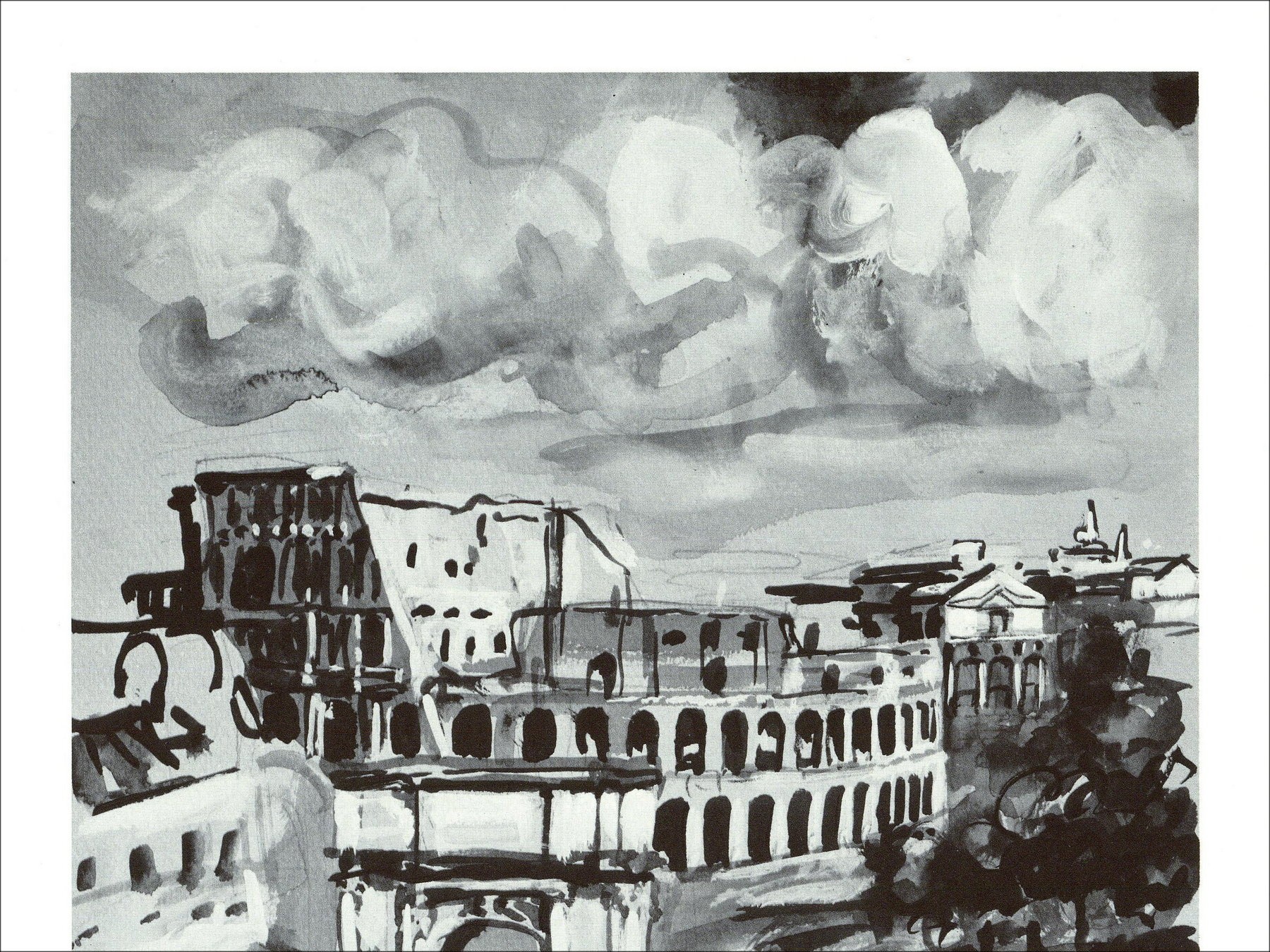 Walter Spitzer - Rome (1971), Litho