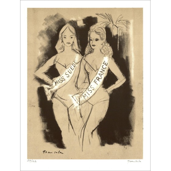 Emilio Grau-Sala – Misses (1971), litografía