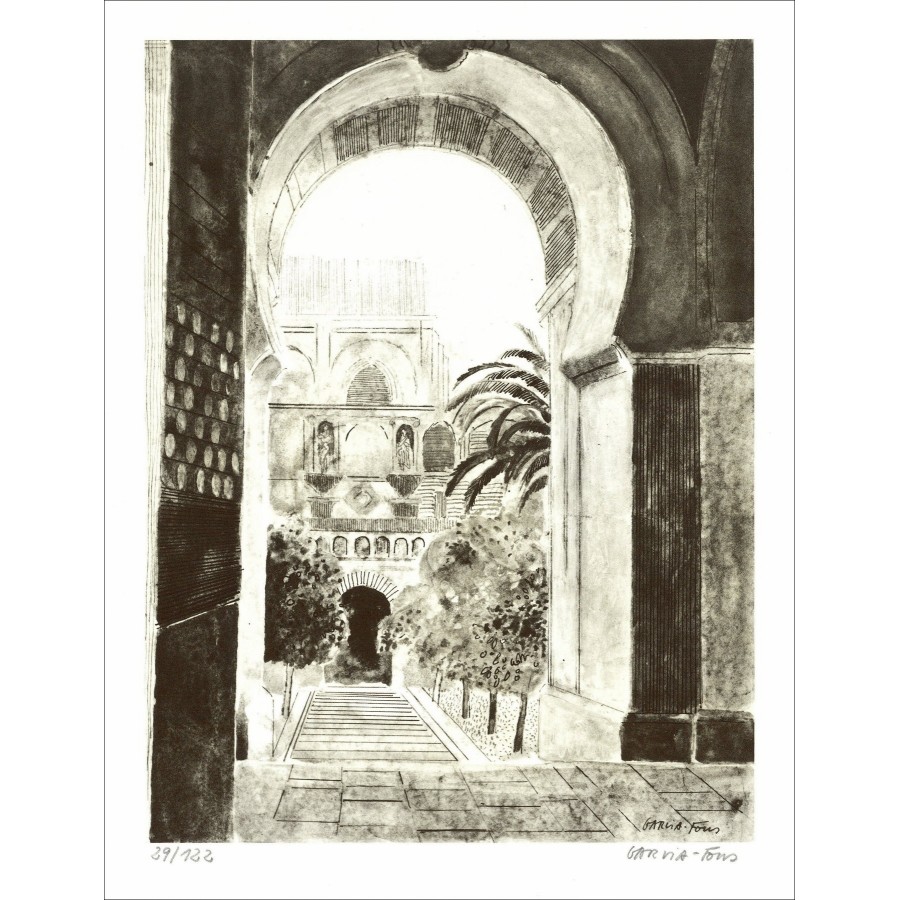 Pierre Garcia-fons - Alhambra 2 (1971), Lithographie