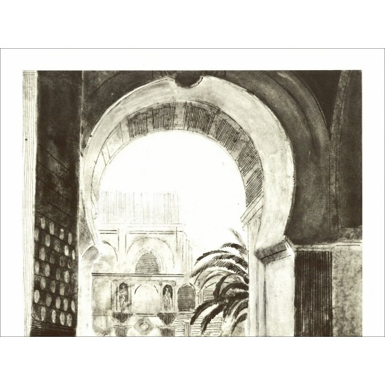 Pierre García-Fons – Alhambra 2 (1971), litografía