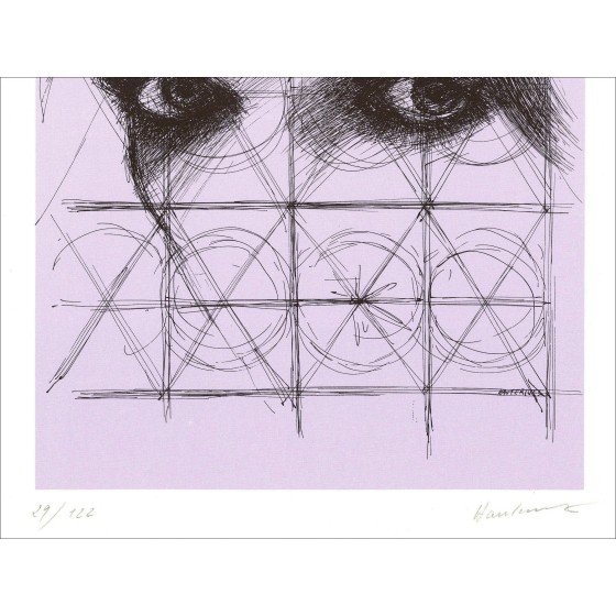 Arnaud von Hauteriven - Look (1971), Lithographie