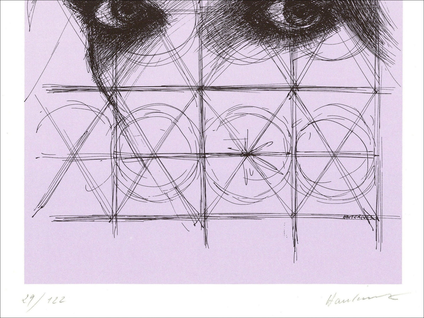 Arnaud d'Hauterives – Regard (1971), litografía