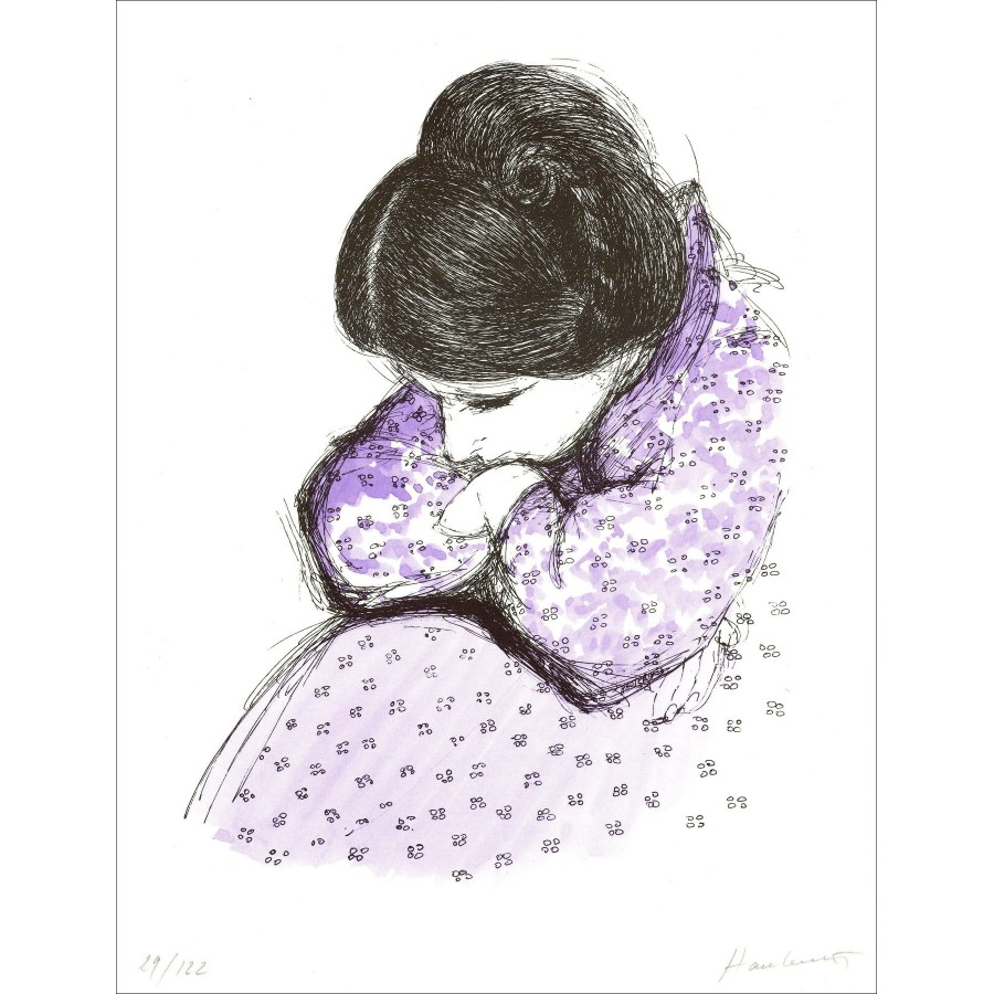 Arnaud van Hauterives - Vrouw (1971), Litho