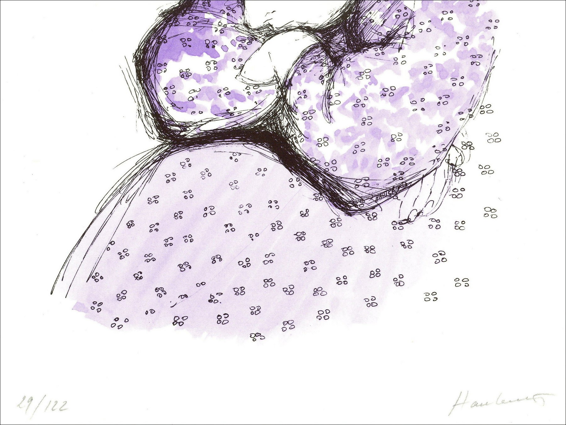 Arnaud of Hauterives - Donna (1971), Litografia