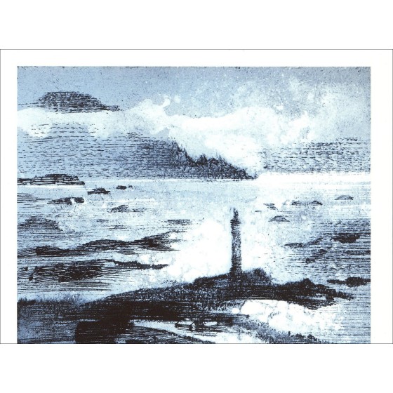 Jean T. Jacus - Le Phare (1971), Lithographie