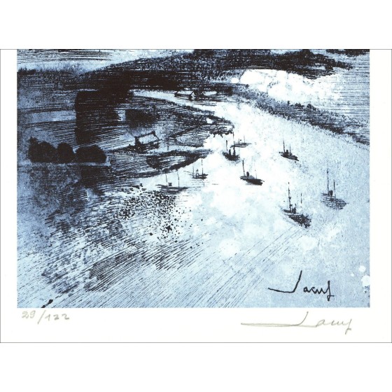 Jean T. Jacus - Le Phare (1971), Litho