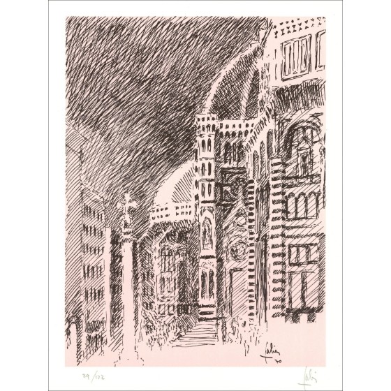 Louis Fabien - Florence (1971), Litho