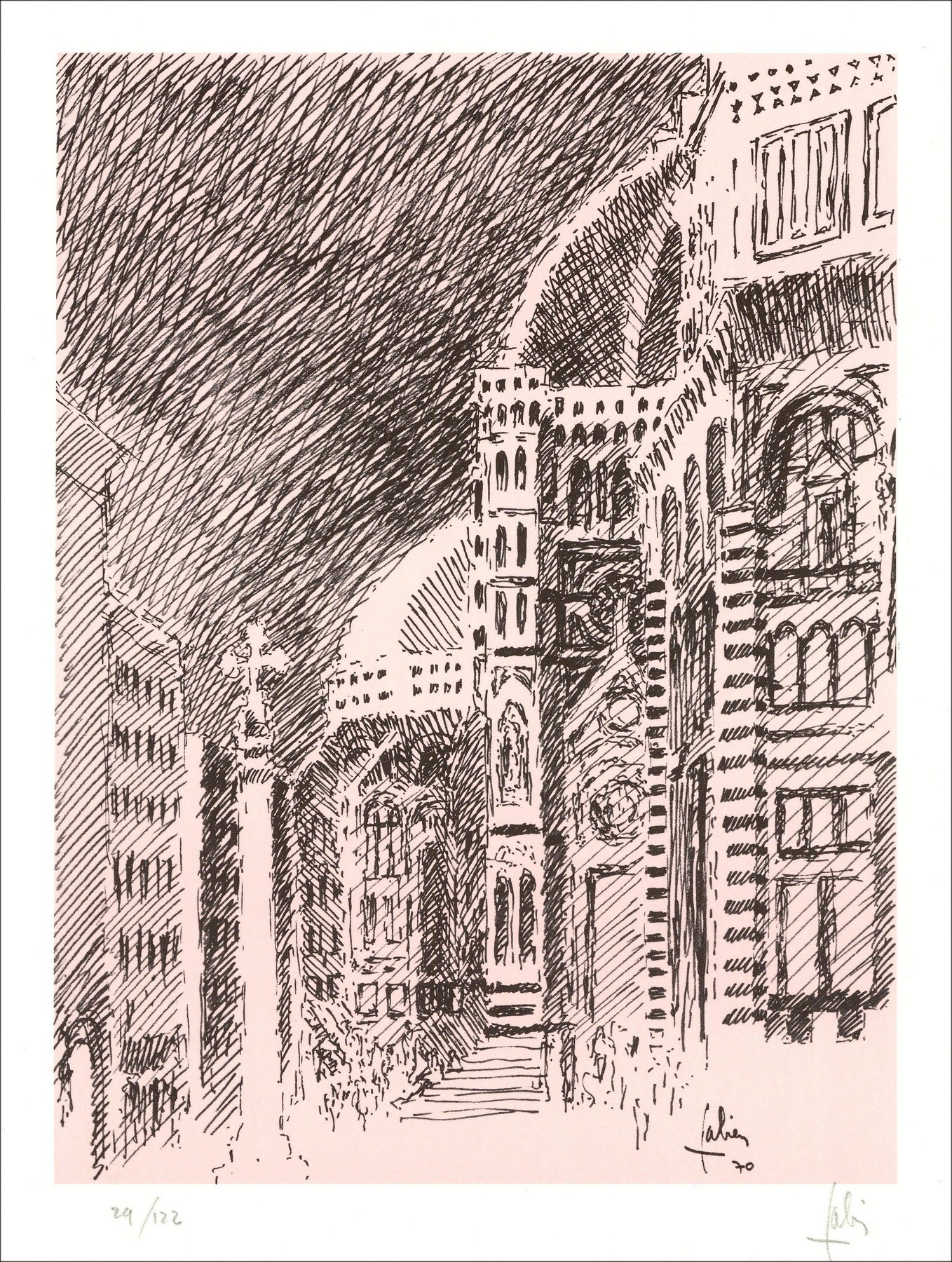Louis Fabien - Florence (1971), Litho