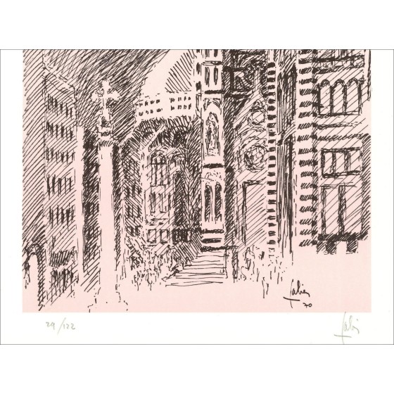 Louis Fabien - Florence (1971), Litho