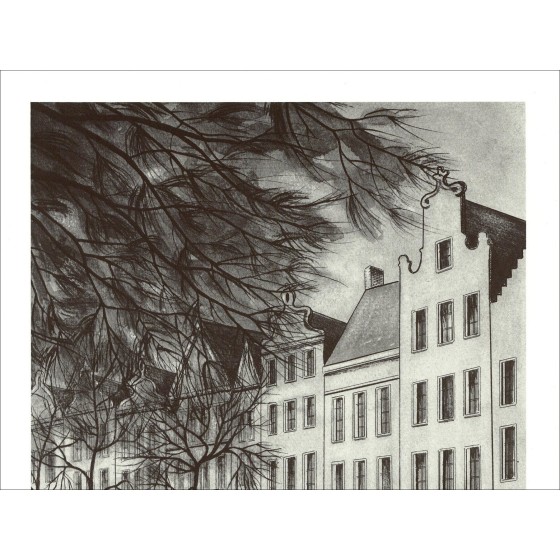Jean-Pierre Capron - The Street (1971), Lithografie
