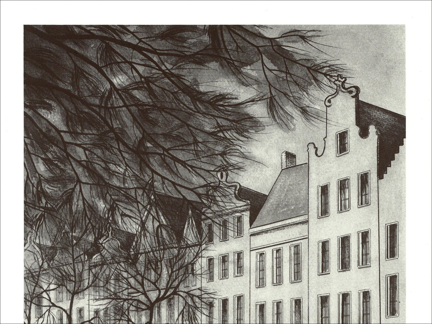 Jean-Pierre Capron – La Rue (1971), lithography