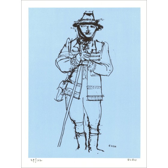 Jean sogar - ungarisch (1971), Lithographie