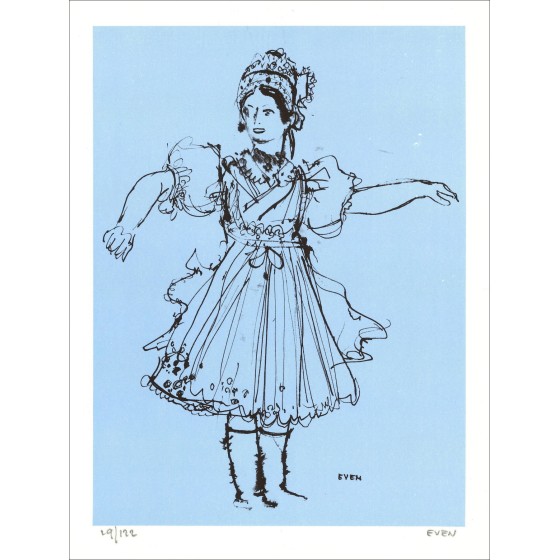 Jean sogar - der Ungarn (1971), Lithographie