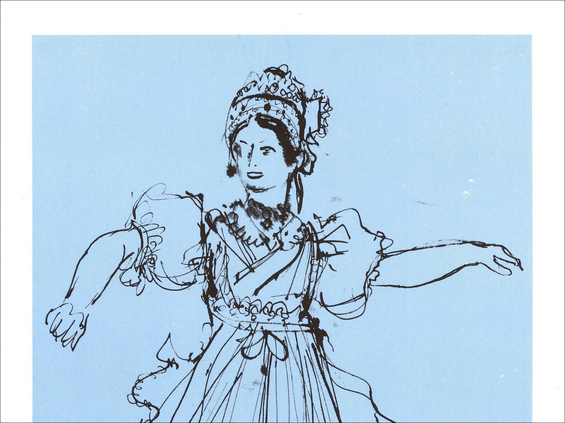 Jean Even – La Hongrose (1971), lithography
