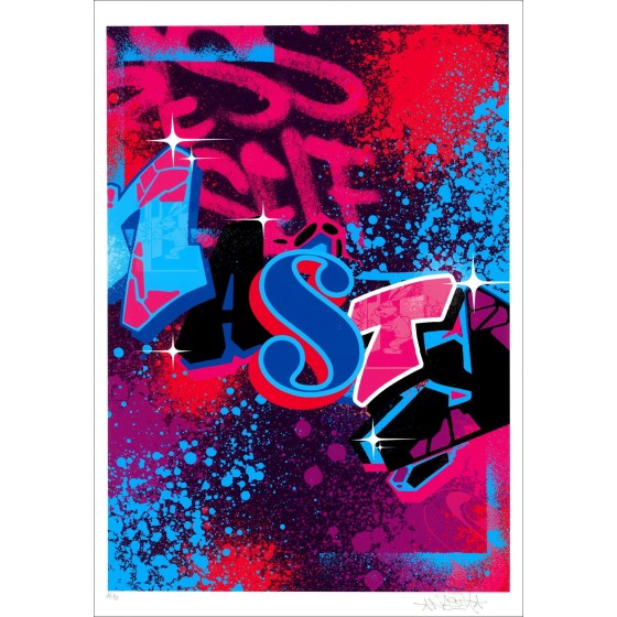 Lithographie NASTY: Getränk und Traum - circa 2023