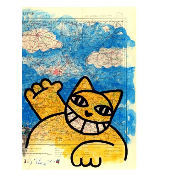Litografia M.CHAT (Thoma Vuille) - tributo a Lille 2023
