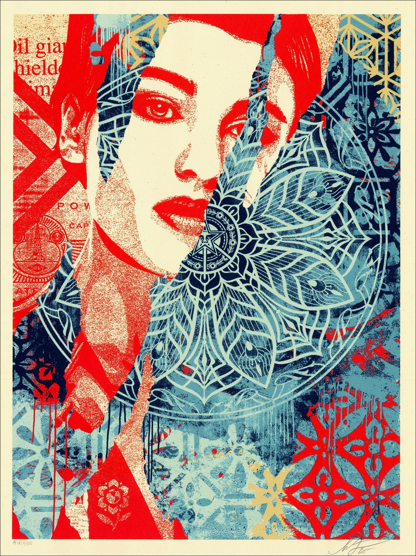Shepard Faisy - Gebroken Harmony (2025), SilkScreen