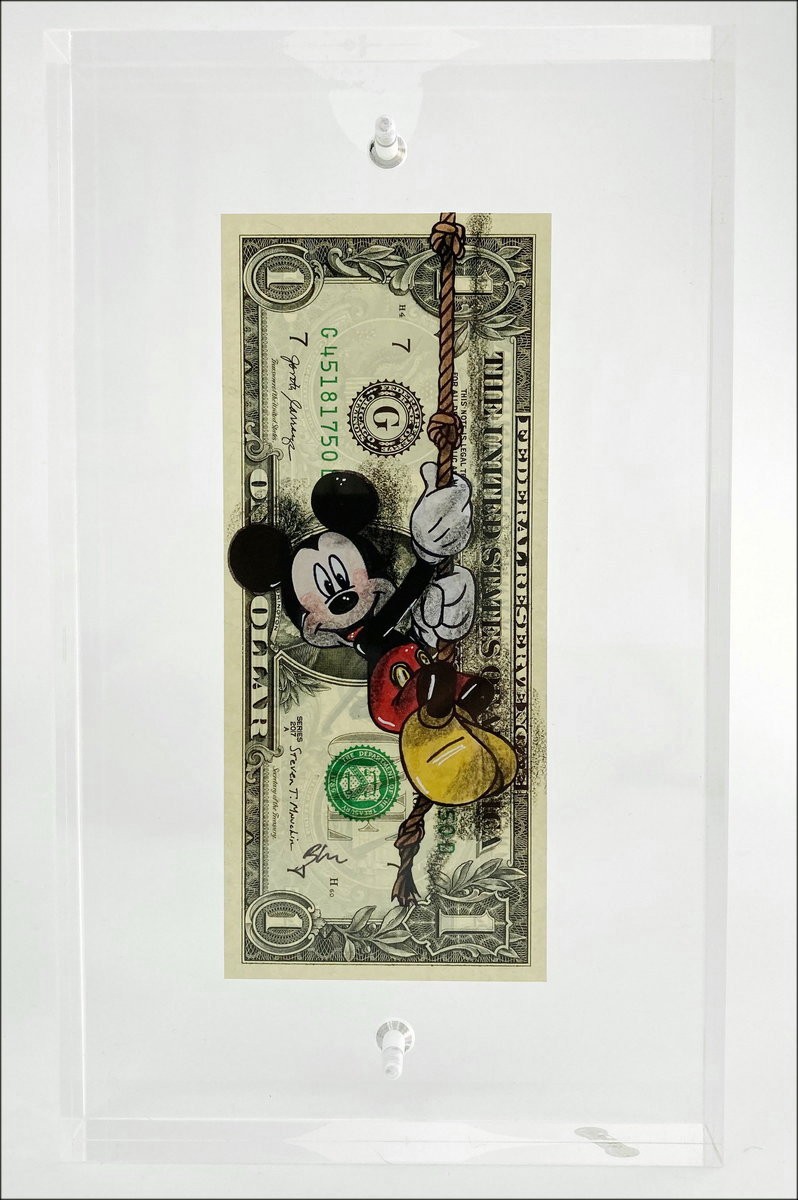 Pazblandina - Mickey (2025), Drawing on Dollar