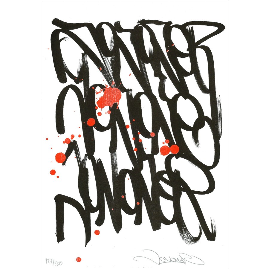 JonOne – Festival Imminent, serigrafia firmata