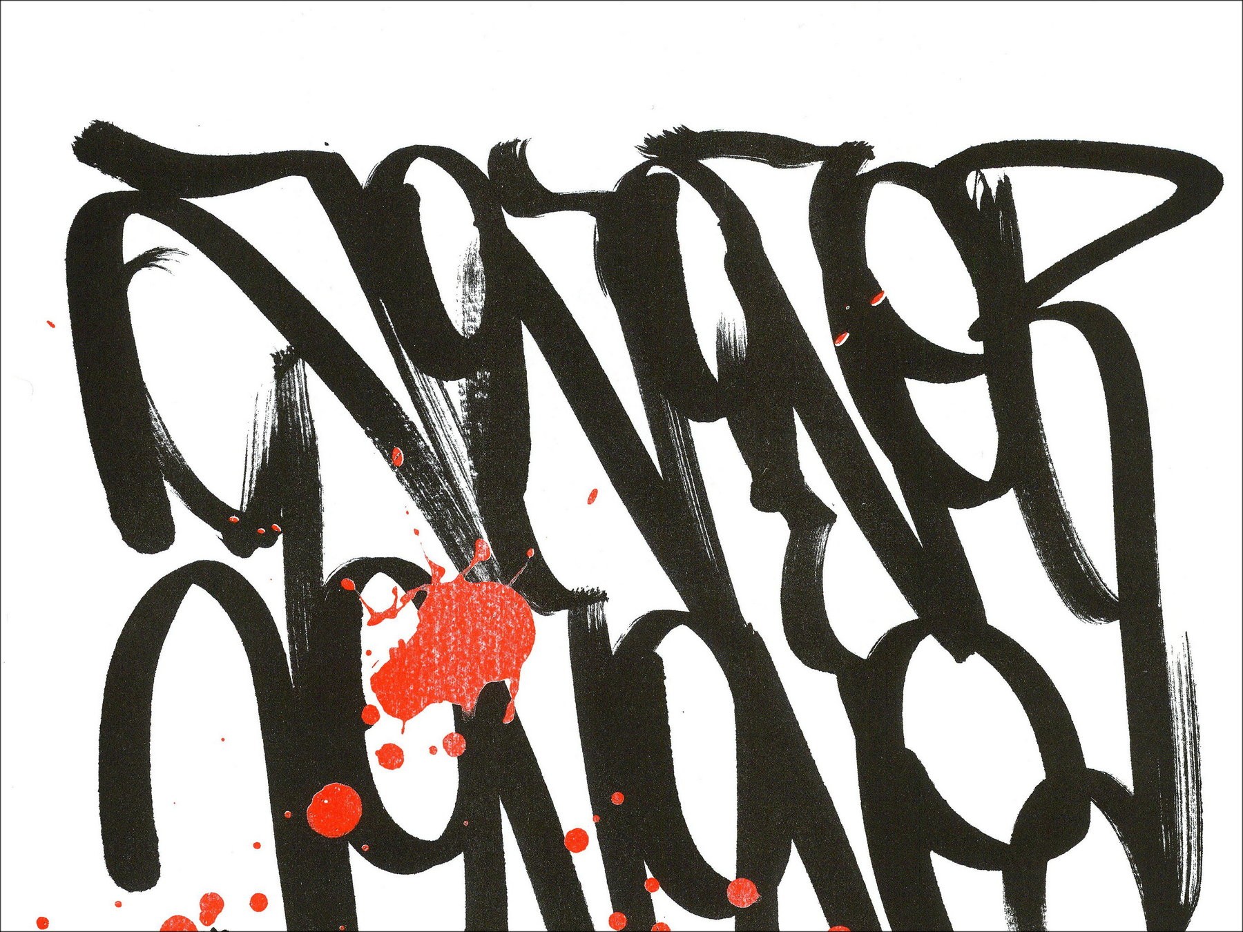 JonOne – Festival Imminent, serigrafia firmata