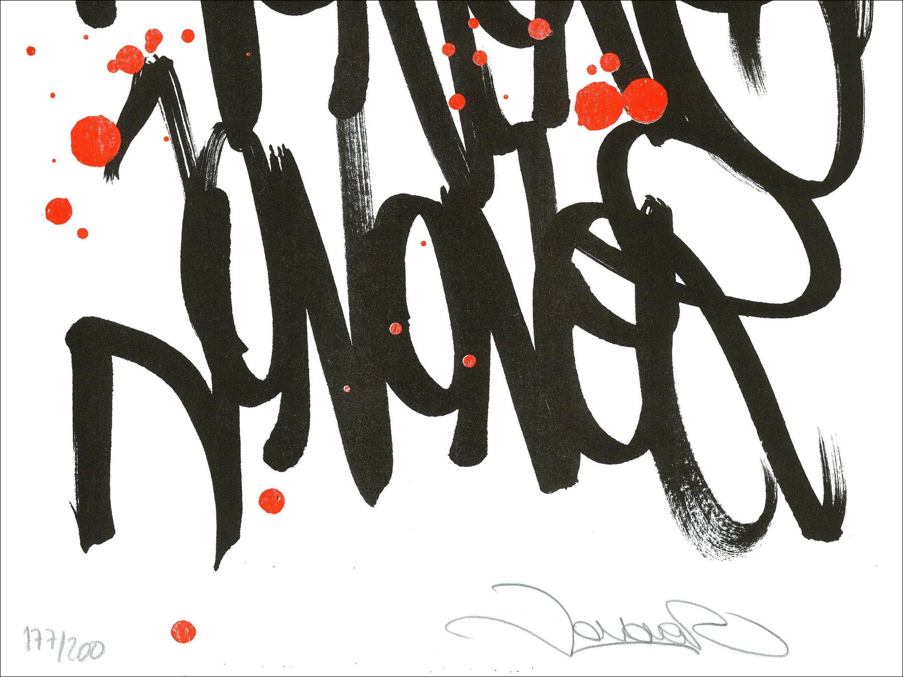 JonOne – Festival Iminent, sérigraphie signée