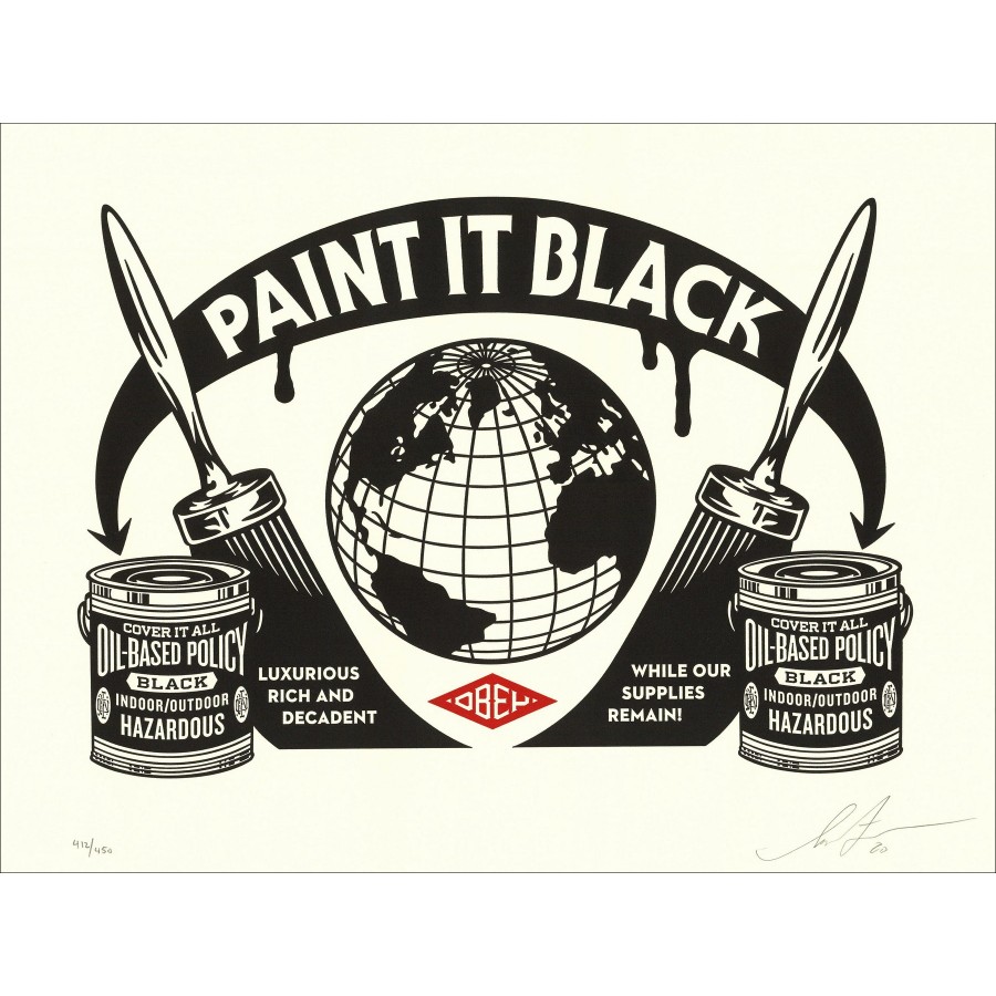 Shepard Fairey – Pinta es negra (2020)
