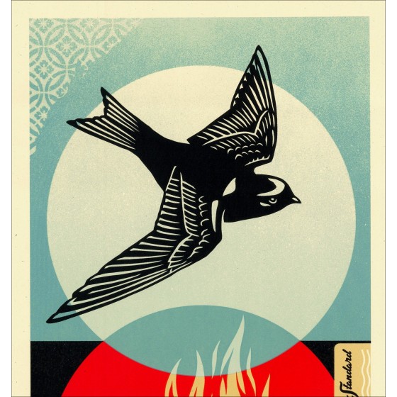 Shepard Fasey: serigrafia "Sub Standard" 61x31cm 2023