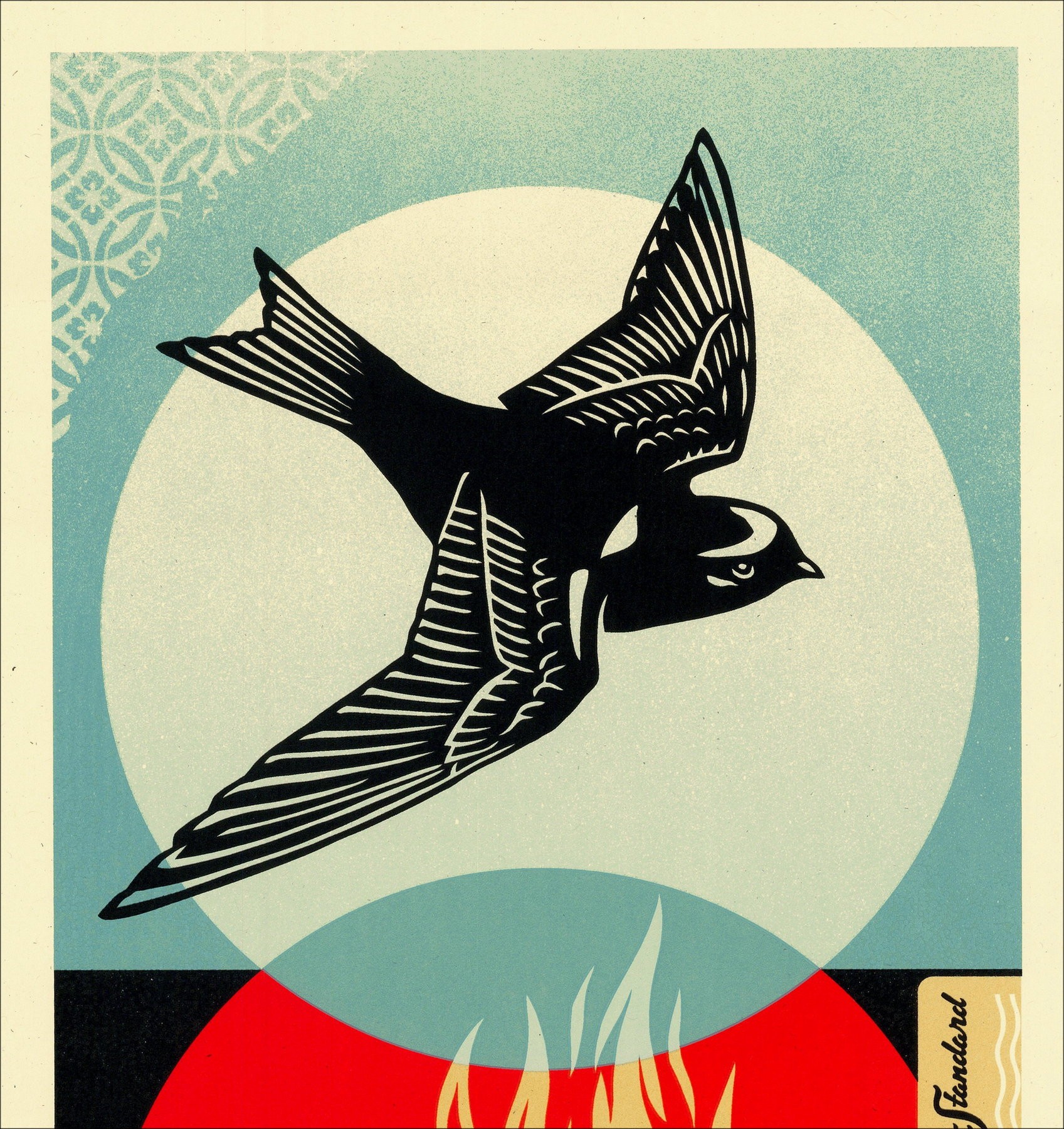Shepard Fasey: serigrafia "Sub Standard" 61x31cm 2023