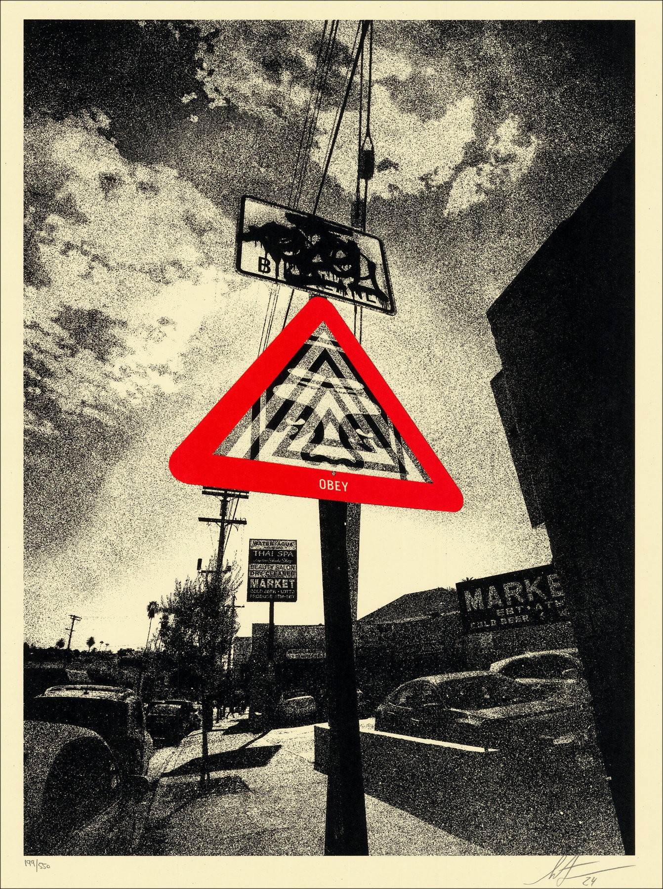 Shepard Fairey – Warning Sign (2024)