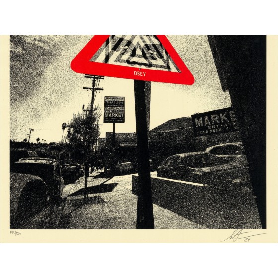 Shepard Fairey – Advertencia Sign (2024)