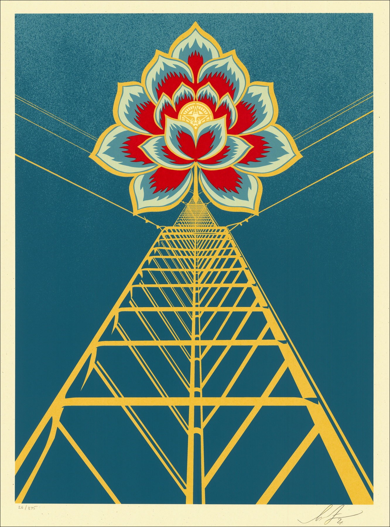 Shepard Foody - Flower Power (blauw) (2021)
