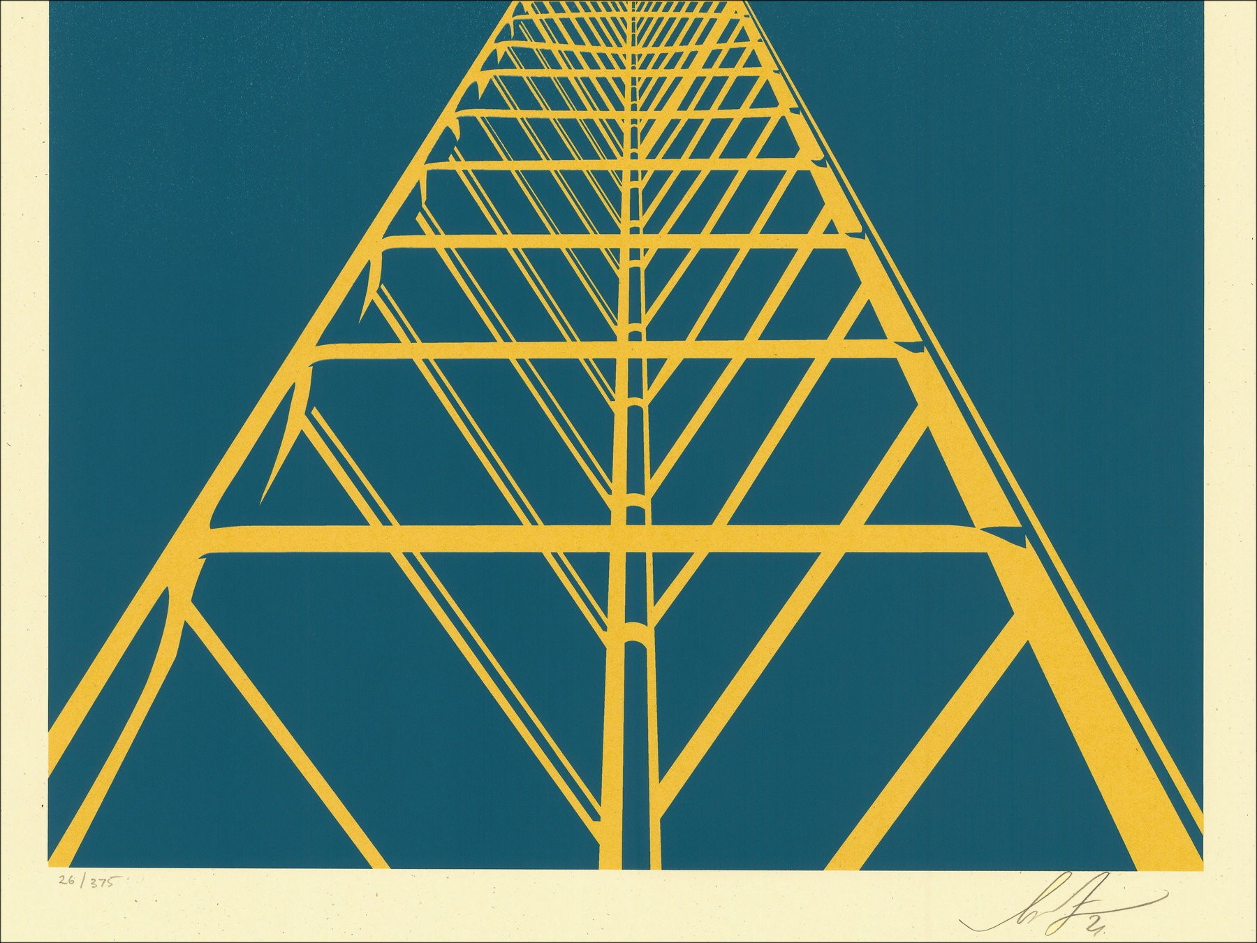 Shepard Fairey  Power Flfra_Latn Power (Blue) (2021)